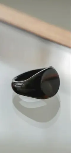 CTHY RING [BLACK AGATE]　19号 CTHY ストーンリング 19号 ブラックオニキス - メルカリ