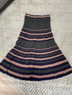 アーバンリサーチ　ストライプロングスカート フリーサイズ