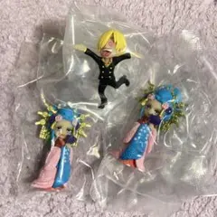 ワンピース ワンピの実 第五海戦 小紫 サンジ 3点セット