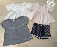 95cmトップスとショートスパッツ4点セット