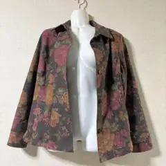 BONANZA 昭和レトロ☆レディーストップス長袖日本製新品未使用婦人服 