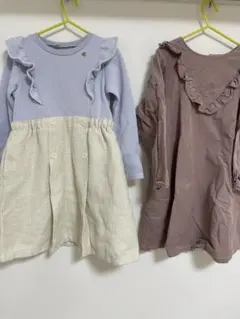 après les cours ワンピース 120サイズ　2セット