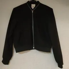 ブラックボンバージャケット