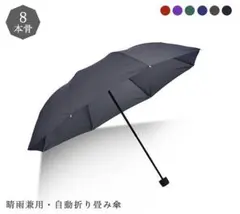 折りたたみ傘 ワンタッチ開閉 シンプル 晴雨兼用 丈夫 高密度生地 撥水性高