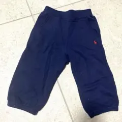 【美品】Ralph Lauren 裏起毛 スウェットパンツ80ネイビー