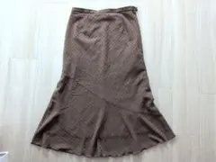 ロングスカート ブラウン系