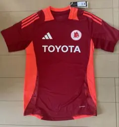 セリエAアディダスASローマサッカー練習トレーニングユニフォーム24赤