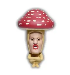 ベニキノコビト　こびとづかん　おすわりマスコット