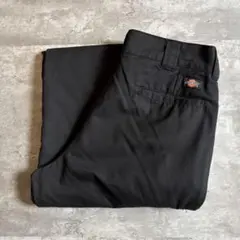ディッキーズ スリムストレート カーゴパンツ W36 L34 ブラック 黒