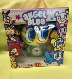 ANGEL BLUE（エンジェルブルー）× マクドナルド ノベルティ時計箱付き エンジェルブルー 目覚まし時計 マクドナルド - メルカリ