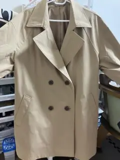 GU ベージュ トレンチコート　XXL