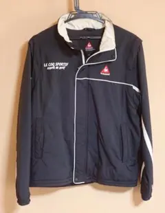 【クリーニング済】ルコック 2WAY中綿ジャケット 袖着脱可 メンズ M