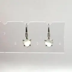 STAR JEWELRY スタージュエリー ピアス SV925 ラインストーン