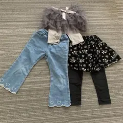 ミッキー様専用　スラスリ裏起毛デニム
