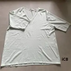 【icb】カットソー/半袖/ライトグリーン/オンワード樫山のサムネイル