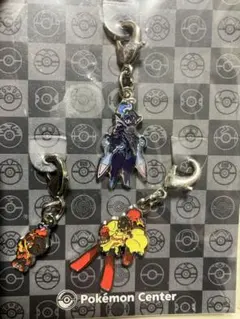 ポケモンセンター 全国ずかん　メタルチャーム　935,936,937