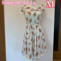値下げ★【美品】Supreme.La.La.シュープリームララ花柄ワンピースのサムネイル