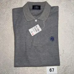 67 新品　タグ付　ジェイプレス　j.press ポロシャツ　グレー　Mのサムネイル