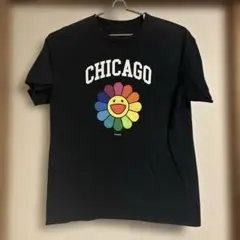 村上隆 CHICAGO Tシャツ ブラックのサムネイル