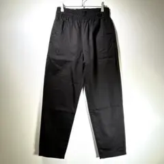 ジーユーGU カジュアルパンツ S ウエストゴム 無地 ブラック シンプル 万能