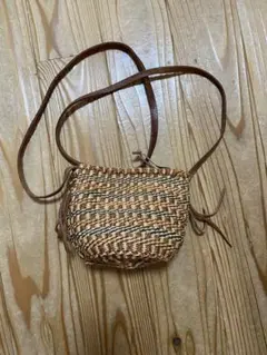 People Tree 編み物ショルダーバッグ