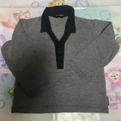 COMME CA ISM キッズ ポロシャツ グレー 90cm
