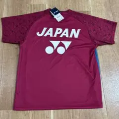 ヨネックス ゲームシャツJAPAN バックプリント 日本代表モデル 波柄