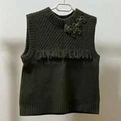 familiar ニットベスト　ファミリア