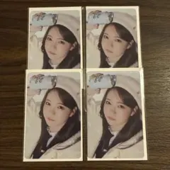 NiziU アヤカ ハピドロ F賞 トレカ フォトカード A 4枚セット