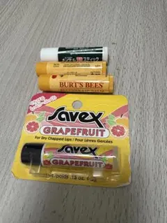 Savex グレープフルーツ リップクリーム 4本セットのサムネイル