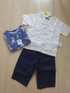 ムージョンジョン Tシャツ ハーフパンツ 3枚セット 100サイズ