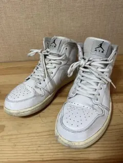 a553/NIKE Air Jordan 1 ホワイト スニーカー26㎝