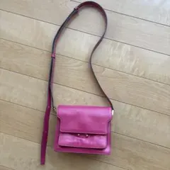 【美品】マルニ　トランク　ピンクのサムネイル