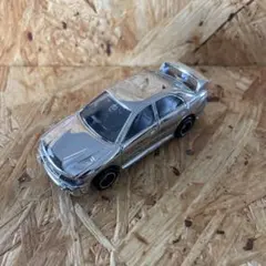 希少 非売品 トミカ三菱ランサーエボリューションⅣ 銀メッキ S1/59
