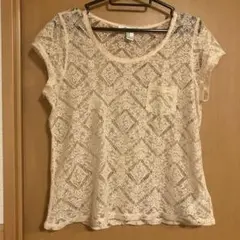 Forever 21 レース Tシャツ Mサイズのサムネイル