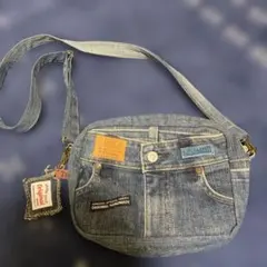 EDWINリメイク　デニムショルダーバックほぼ未使用