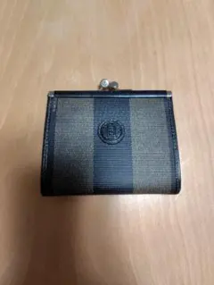 D*A様 FENDI フェンディ がま口 コインケース ブラック ブラウン ペカ