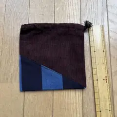 久留米絣巾着袋