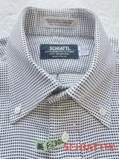 スキャッティSCHIATTI ボタンダウン 長袖ワイシャツ M