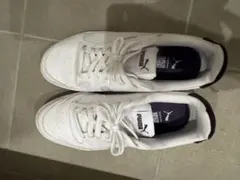 PUMA スニーカー ホワイト パープル