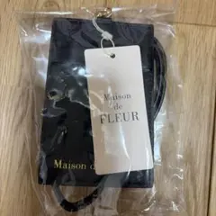 Maison de FLEUR ブラック　カードホルダー
