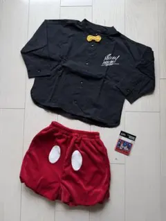 ミッキー　コスチューム　110 フタフタ　リトシー　ワッペン