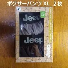 JEEP ロゴ入り ボクサーパンツ XLサイズ 2枚組