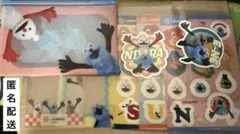 スンスン　スシローコラボ　　ポーチ、シール、クリアカード、ピック　　8点セット