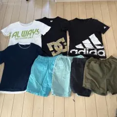 キッズ服 Tシャツ ショートパンツ 6点セット