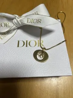 クリスチャンディオール　ネックレス　ゴールド　オーバル　スウィング