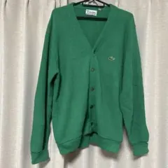 IZOD LACOSTE 70s アクリルカーディガン Mサイズ ビンテージ