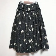 INGEBORG ロングスカート ドット 花柄のサムネイル