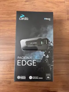 【新品未使用】.Cardo Packtalk EDGE 日本語設定. 化粧箱付き cardo 在庫有 送料無料 Cardo カルド PACKTALK EDGE オーディオ