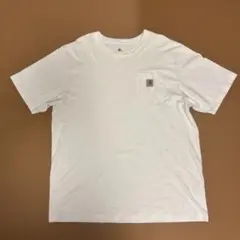 carhartt ホワイト Tシャツ XL ポケット付き